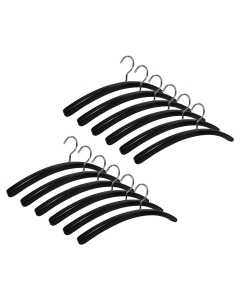 12er Garderobenbügel Set 501 Premium schwarz n