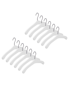 12er Garderobenbügel Set 1060 Premium weiß sl