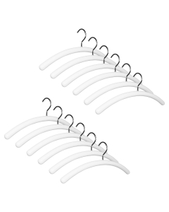 12er Garderobenbügel Set 502 Premium weiß n