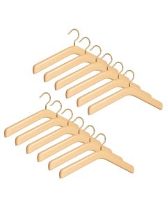 12er Garderobenbügel Set ECO 508 Premium natur m