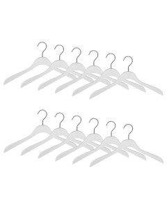 12er Kleiderbügel Set ECO 6600 weiß n