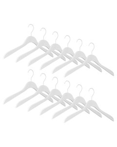 12er Kleiderbügel Set ECO 6600 weiß w