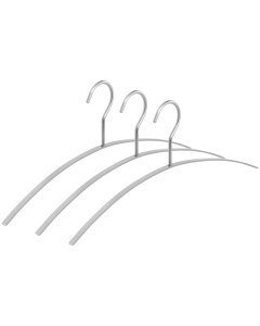 3er Kleiderbügel Set Style Edelstahl