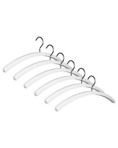 6er Garderobenbügel Set 501 Premium weiß n