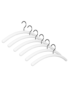 6er Garderobenbügel Set 502 Premium weiß n