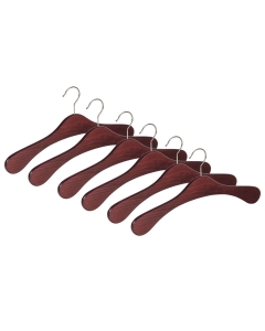 6er Garderobenbügel Set ECO 1112 Premium mahagoni n