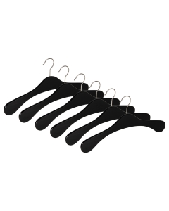 6er Garderobenbügel Set ECO 1112 Premium schwarz n