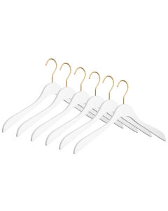 6er Kleiderbügel Set ECO 6600 weiß m