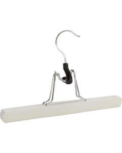 Hosenklemmbügel 456 P weiß 35 cm